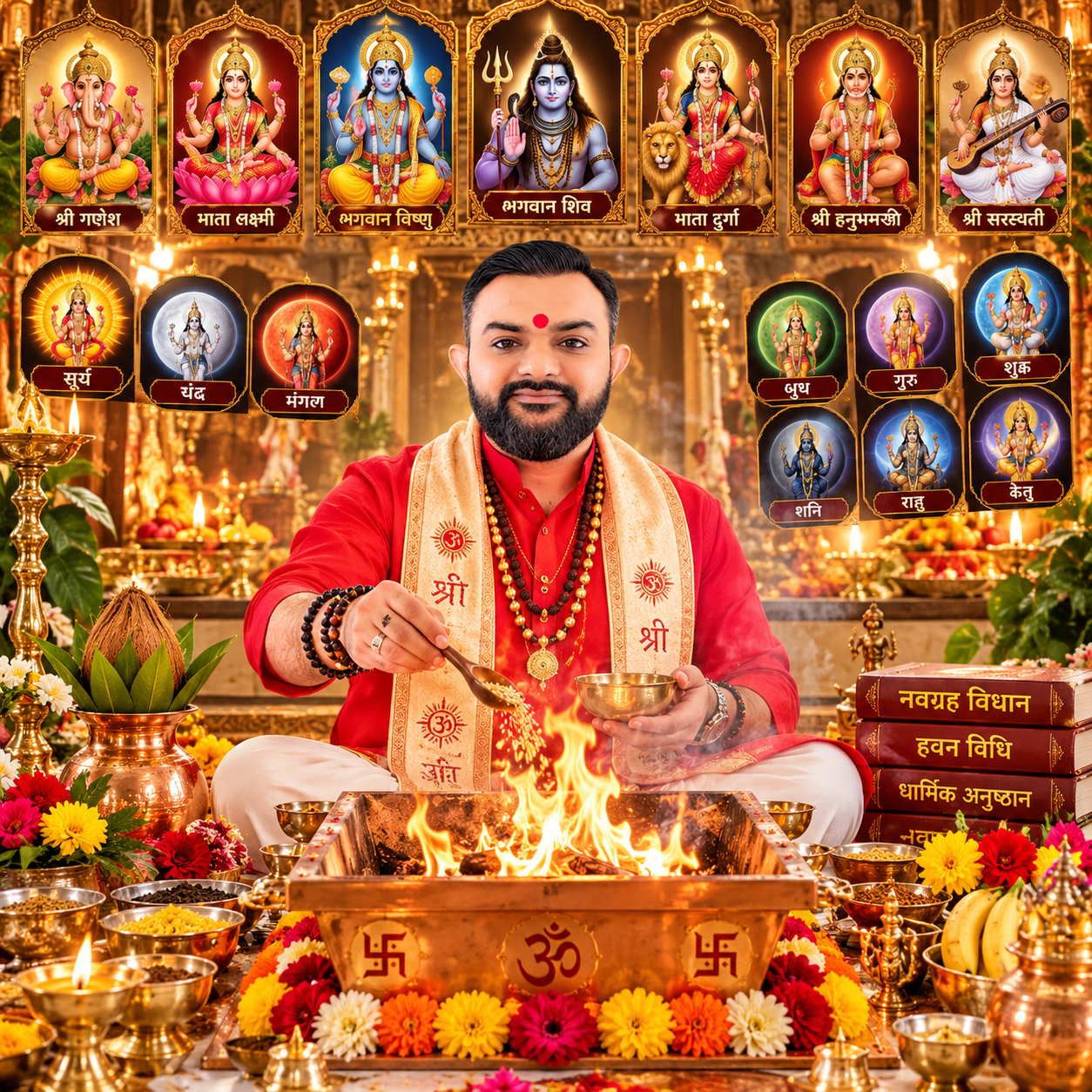 પૂજા અને ફૂલો